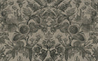 MO5002 Coccinella Bella Jacquard Black and Ivory Wallpaper by Moooi