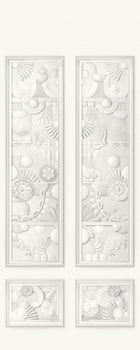 MO5050 Greenhouse Gathering Window Architectural White Mural Panel by 