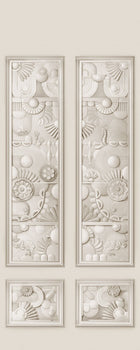 MO5051 Greenhouse Gathering Window Oyster White Mural Panel by Moooi