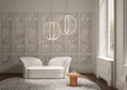 MO5051 Greenhouse Gathering Window Oyster White Mural Panel by Moooi