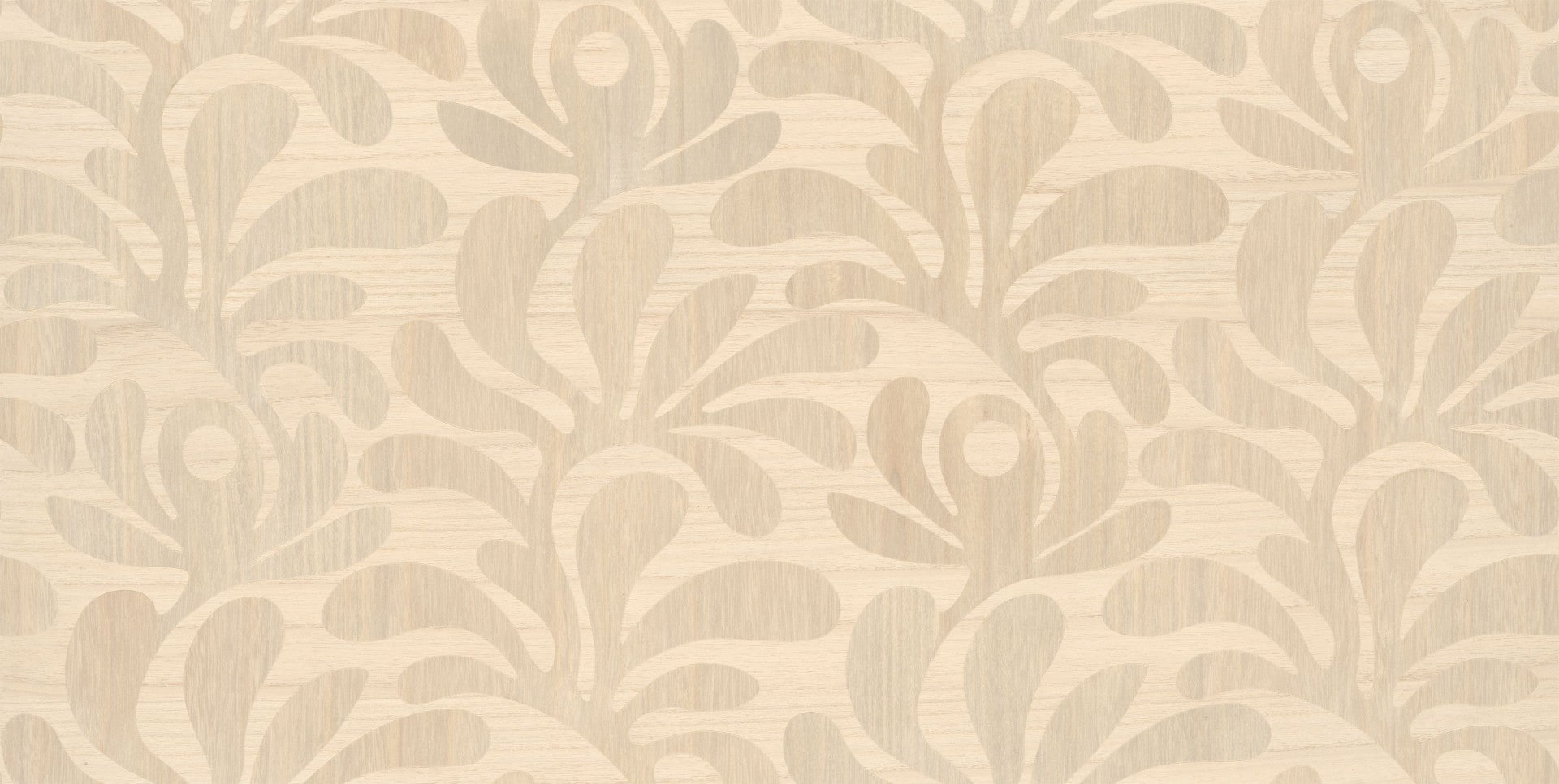 MO5020 Woodblock Beetle Fern Birch Wallpaper by Moooi