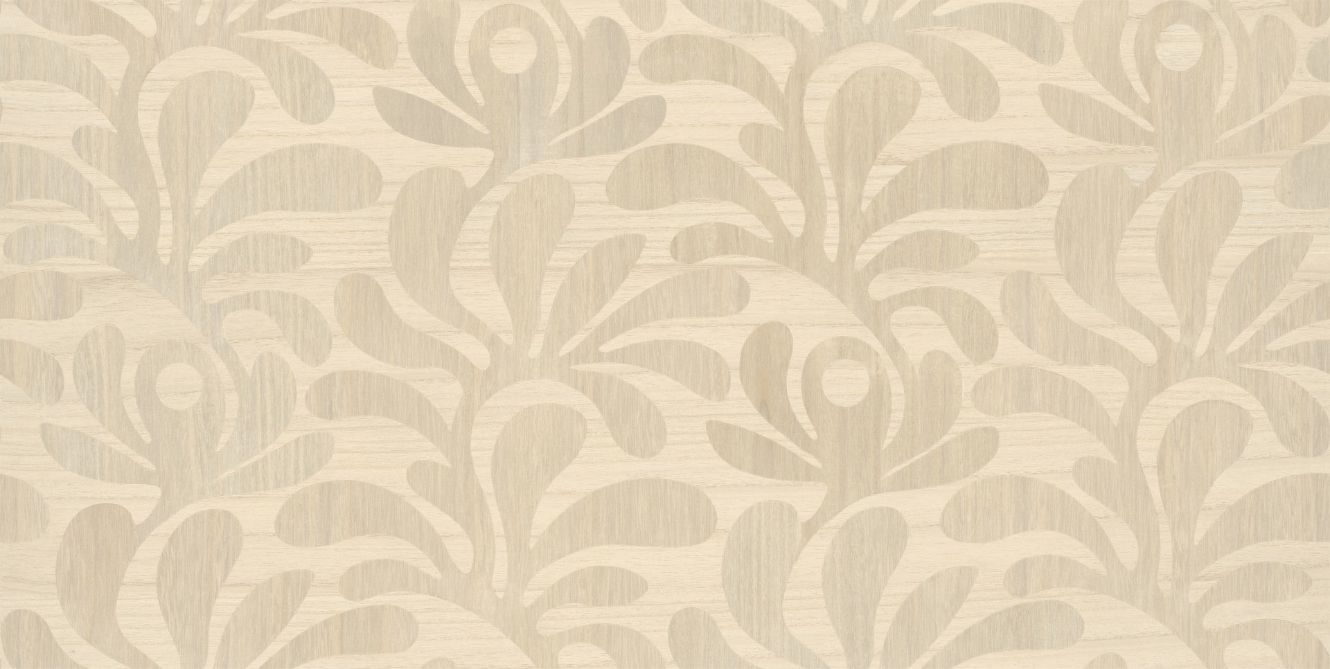 MO5020 Woodblock Beetle Fern Birch Wallpaper by Moooi