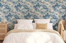 Country Walk Blue Country Walk Wallpaper by Mulberry Home