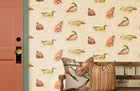 Duck Pond Jewel Country Walk Wallpaper by Mulberry Home