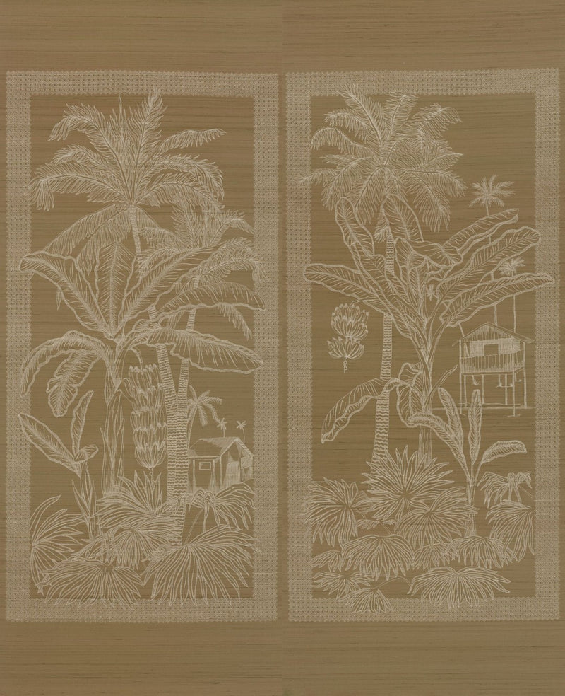 Nilaya Basket Weave Mysuru Mural by Arte