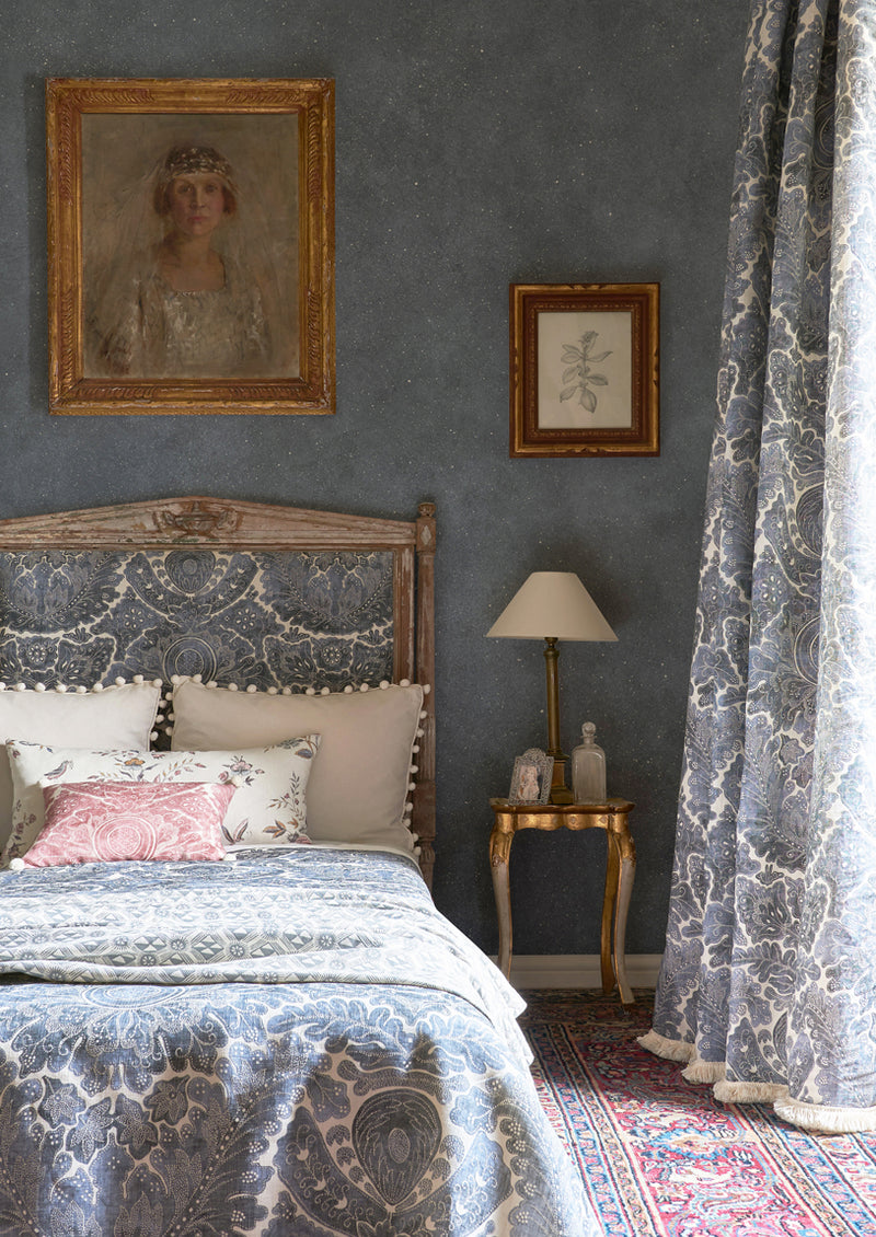 Nantessa Jade Entente Cordiale Fabric by Lewis & Wood