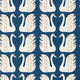 Swim Swam Swan Garden of Eden Wallpaper by Scion