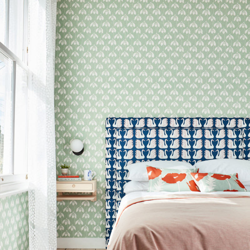 NART112801 Snowdrop Garden of Eden Wallpaper by Scion