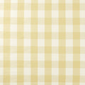 Central Check Buttercup Central Checks & Stripes Fabric by Scion