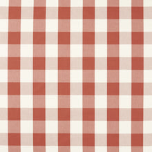 NCEN134799 Central Check Tomato Central Checks & Stripes Fabric by Scion