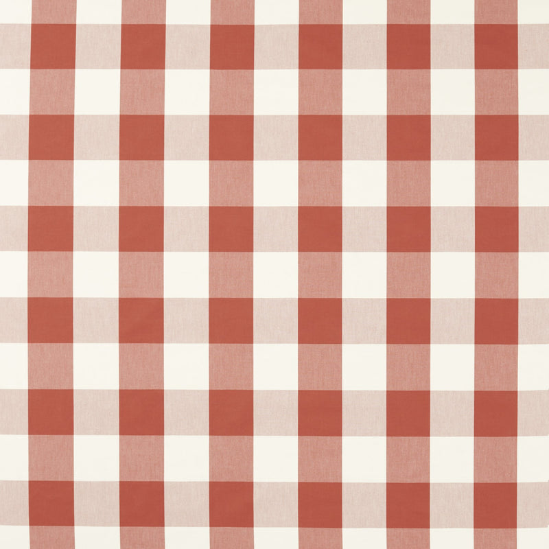 NCEN134799 Central Check Tomato Central Checks & Stripes Fabric by Scion