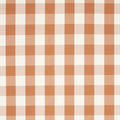 Central Check Tangerine Central Checks & Stripes Fabric by Scion