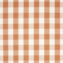 NCEN134801 Central Check Tangerine Central Checks & Stripes Fabric by Scion