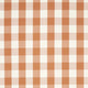Central Check Tangerine Central Checks & Stripes Fabric by Scion