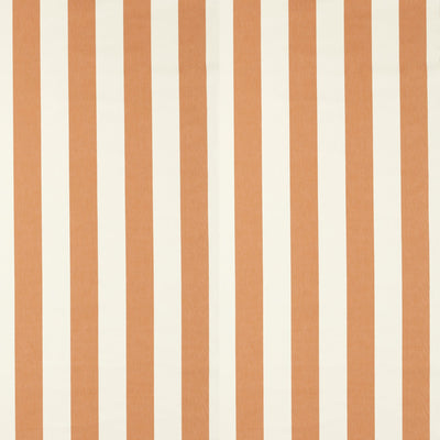Central Stripe Tangerine Central Checks & Stripes Fabric by Scion