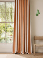 NCEN134802 Central Stripe Tangerine Central Checks & Stripes Fabric by Scion