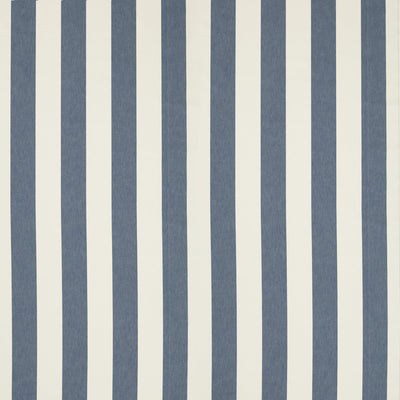 Central Stripe Indigo Central Checks & Stripes Fabric by Scion