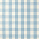 Central Check Cornflower Central Checks & Stripes Fabric by Scion