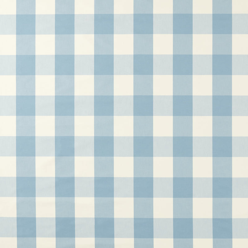 NCEN134805 Central Check Cornflower Central Checks & Stripes Fabric by Scion