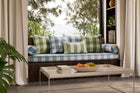 NCEN134805 Central Check Cornflower Central Checks & Stripes Fabric by Scion