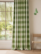 NCEN134807 Central Check Pine Central Checks & Stripes Fabric by Scion