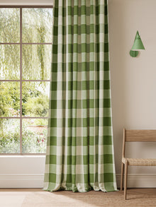 NCEN134807 Central Check Pine Central Checks & Stripes Fabric by Scion