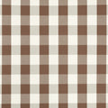 Central Check Chocolate Central Checks & Stripes Fabric by Scion