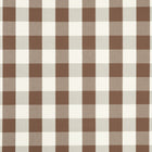 NCEN134813 Central Check Chocolate Central Checks & Stripes Fabric by Scion