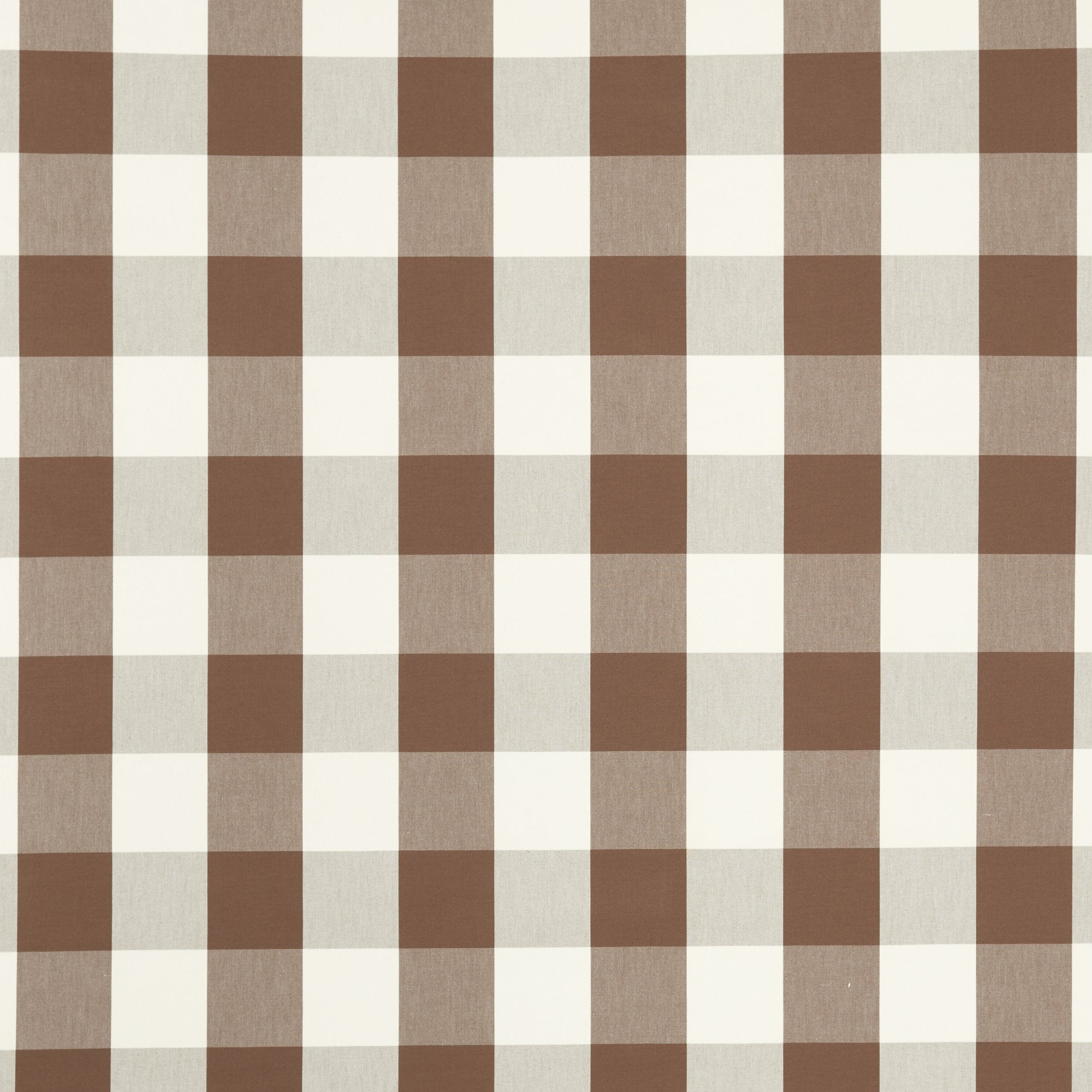 NCEN134813 Central Check Chocolate Central Checks & Stripes Fabric by Scion