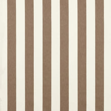 NCEN134814 Central Stripe Chocolate Central Checks & Stripes Fabric by Scion