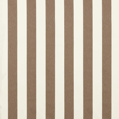 Central Stripe Chocolate Central Checks & Stripes Fabric by Scion