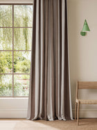 NCEN134814 Central Stripe Chocolate Central Checks & Stripes Fabric by Scion