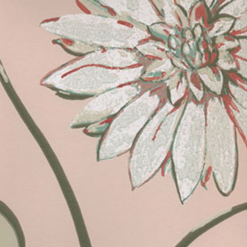 Nina Campbell Giverny Pink - NCW4000/02 Wallpaper