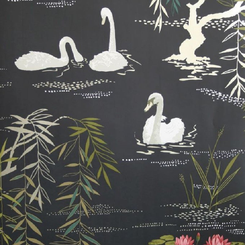 Nina Campbell Sylvana Swan Lake NCW4020-04 Wallpaper
