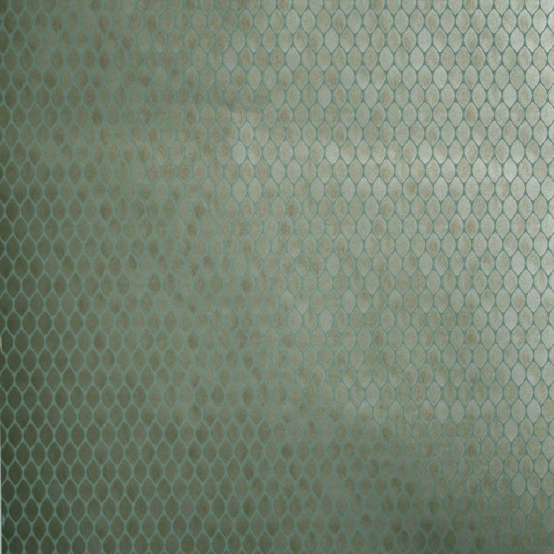 NCW4023-04 Nina Campbell Sylvana Gilty Silver and Blue Wallpaper