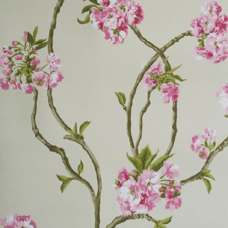 Nina Campbell Sylvana Orchard Blossom Wallpaper