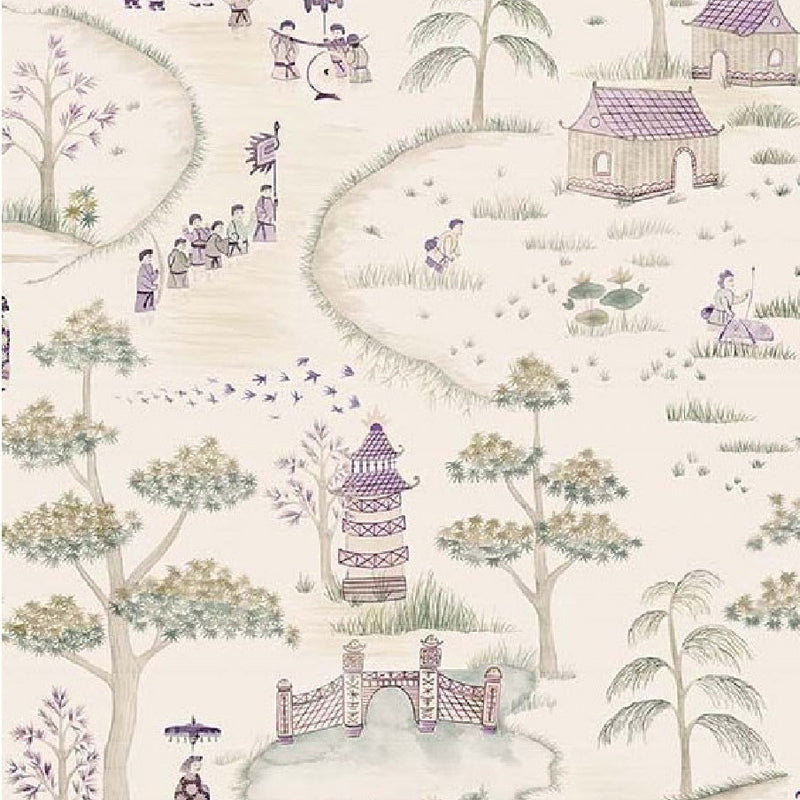 NCW4180-02 Cathay Parade Wallpaper By Nina Campbell