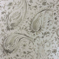 Cathay Pamir Charcoal Wallpaper By Nina Campbell