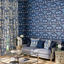 NCW4272-01 Pavilion Garden Coromandel Wallpaper By Nina Campbell