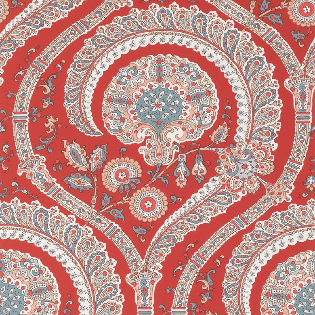 NCW4350-01 Les Indiennes Wallpaper By Nina Campbell