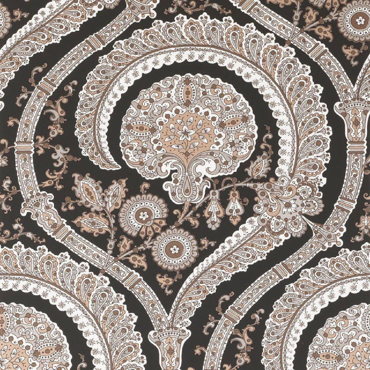 NCW4350-06 Les Indiennes Wallpaper By Nina Campbell