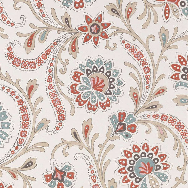 NCW4351-01 Baville Les Indiennes Wallpaper By Nina Campbell