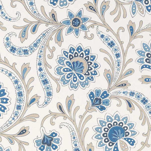 NCW4351-05 Baville Les Indiennes Wallpaper By Nina Campbell