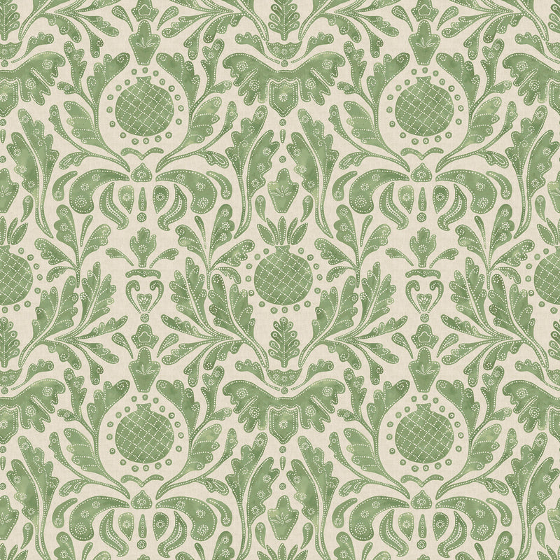 NCW4591-03 Castellane Green Wallpaper by Nina Campbell