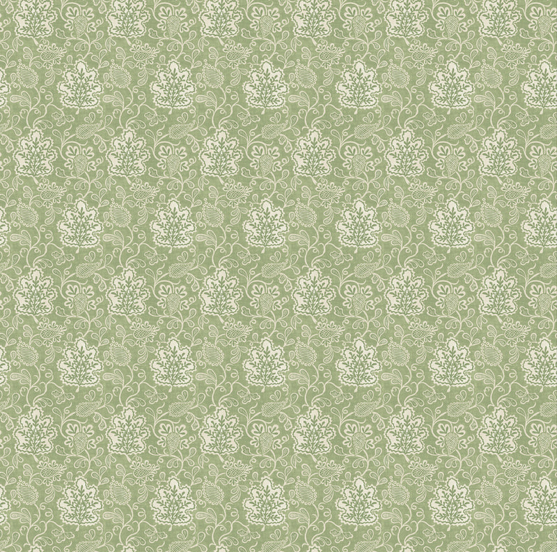 NCW4593-03 Annecy Green Honfleur Wallpaper Wallpaper by Nina Campbell