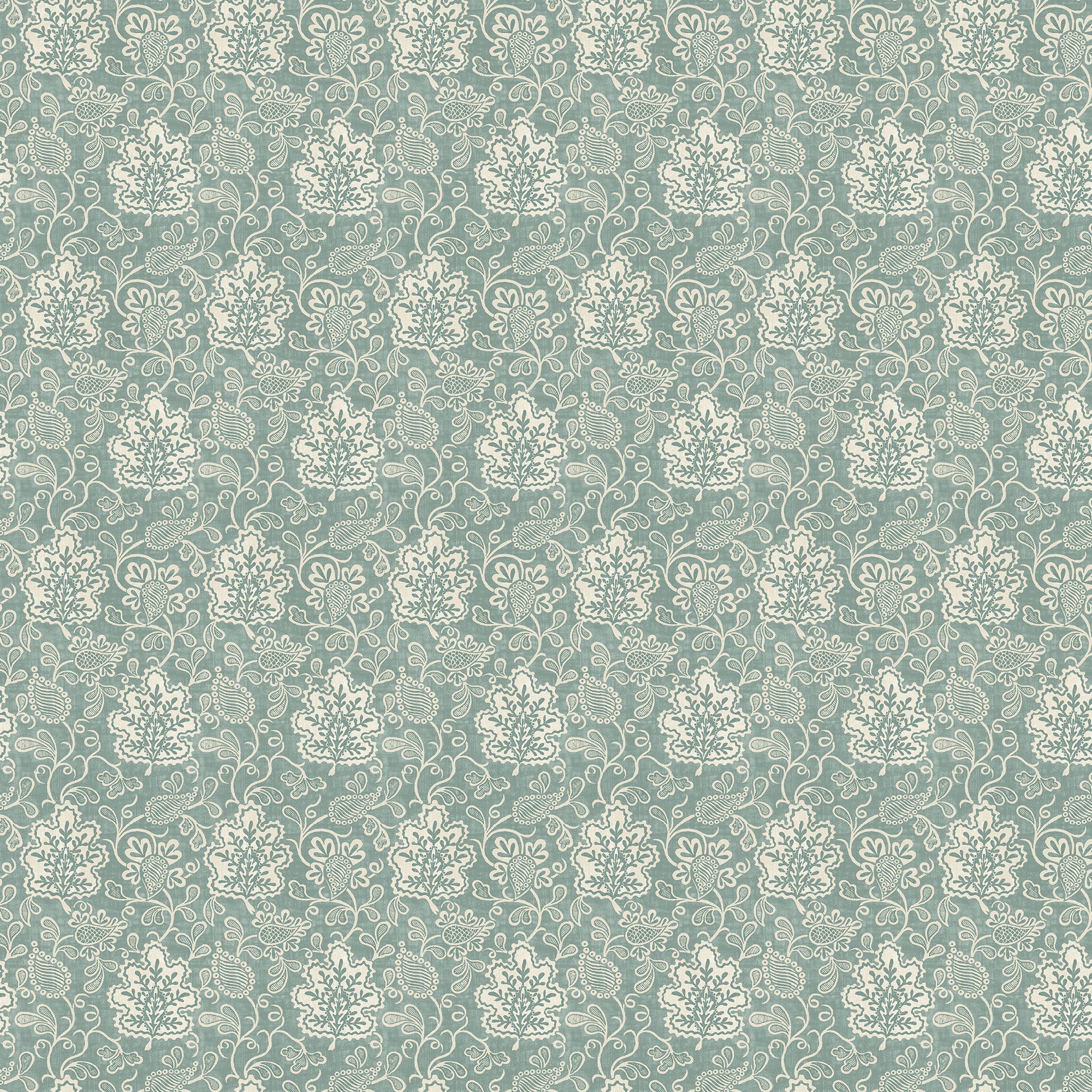 NCW4593-05 Annecy Teal Wallpaper by Nina Campbell