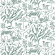 La Quintinie Teal Honfleur Wallpaper Wallpaper by Nina Campbell