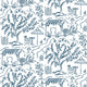 La Quintinie Indigo Honfleur Wallpaper Wallpaper by Nina Campbell