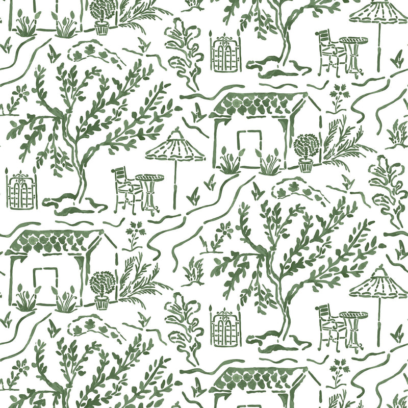 NCW4594-03 La Quintinie Eucalyptus Wallpaper by Nina Campbell