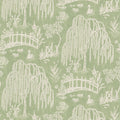 Les Saules Green Honfleur Wallpaper Wallpaper by Nina Campbell
